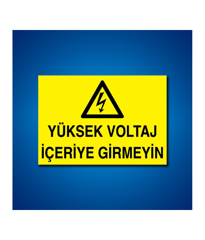 Elektrik İş Güvenliği Etiketleri