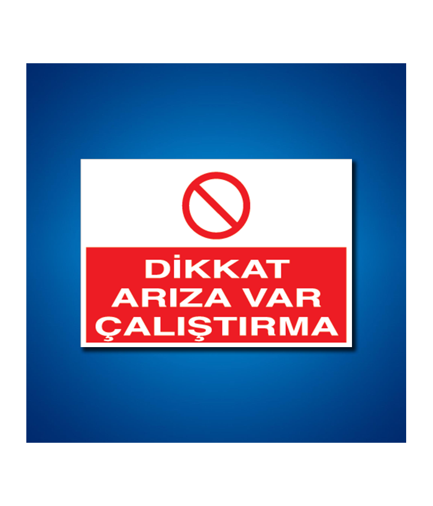 Bakım Arıza Ayar Ve Yağlama Etiketleri