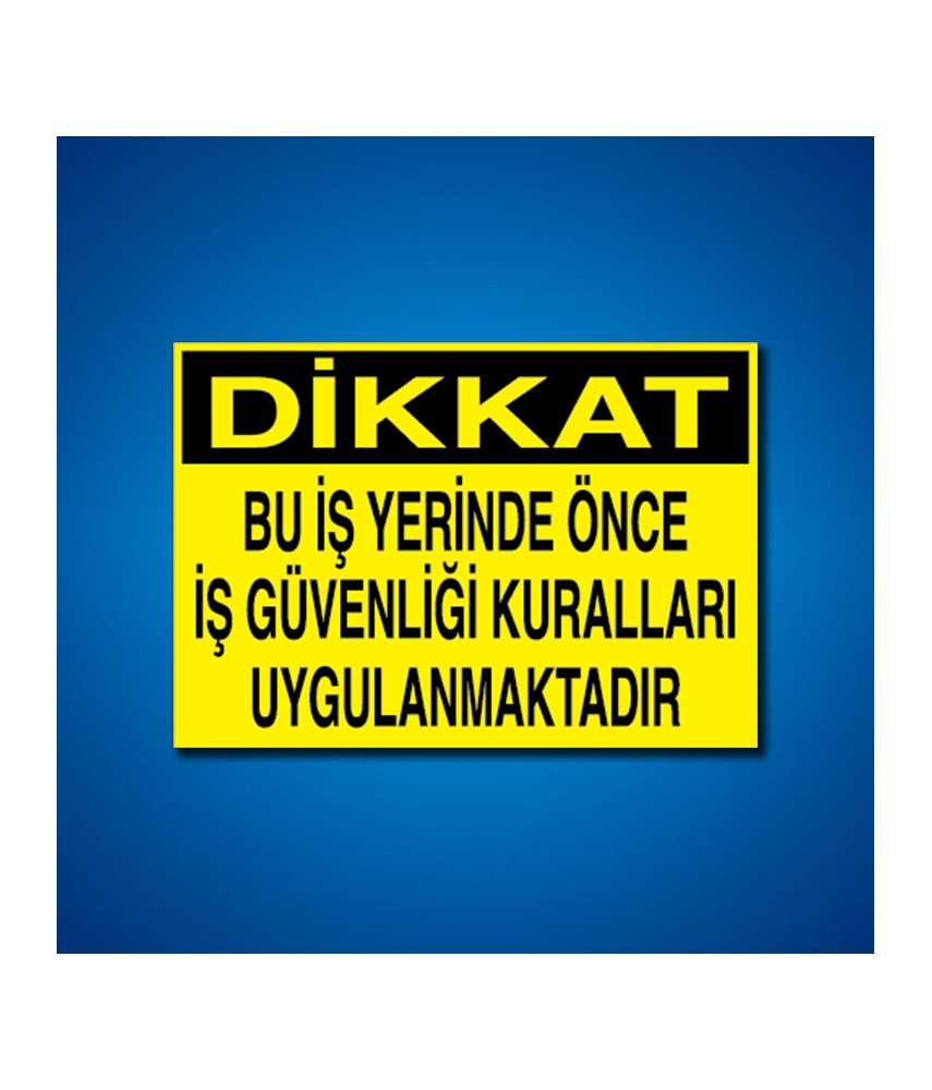 İş Güvenliği Etiketleri