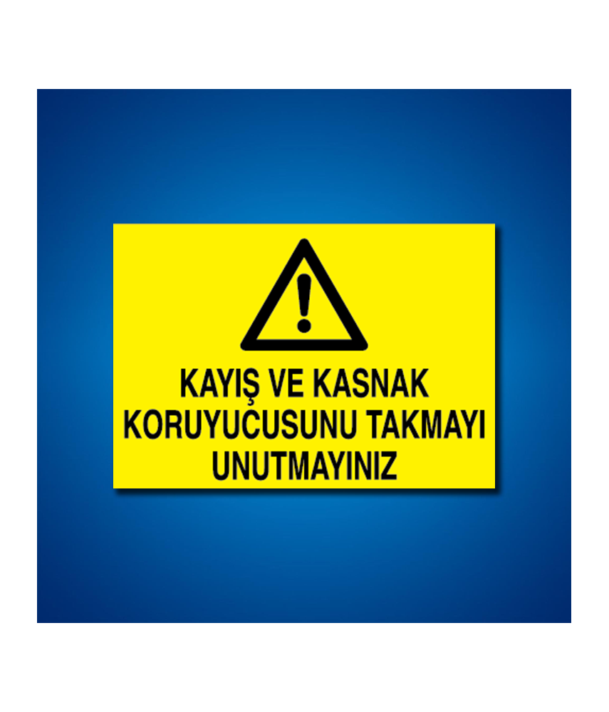 Makine İş Güvenliği Etiketleri