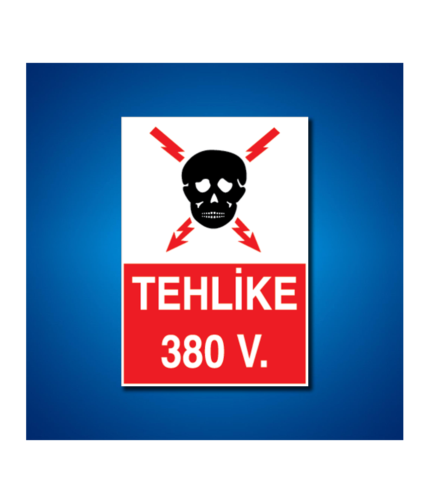 Voltaj İş Güvenliği Etiketleri