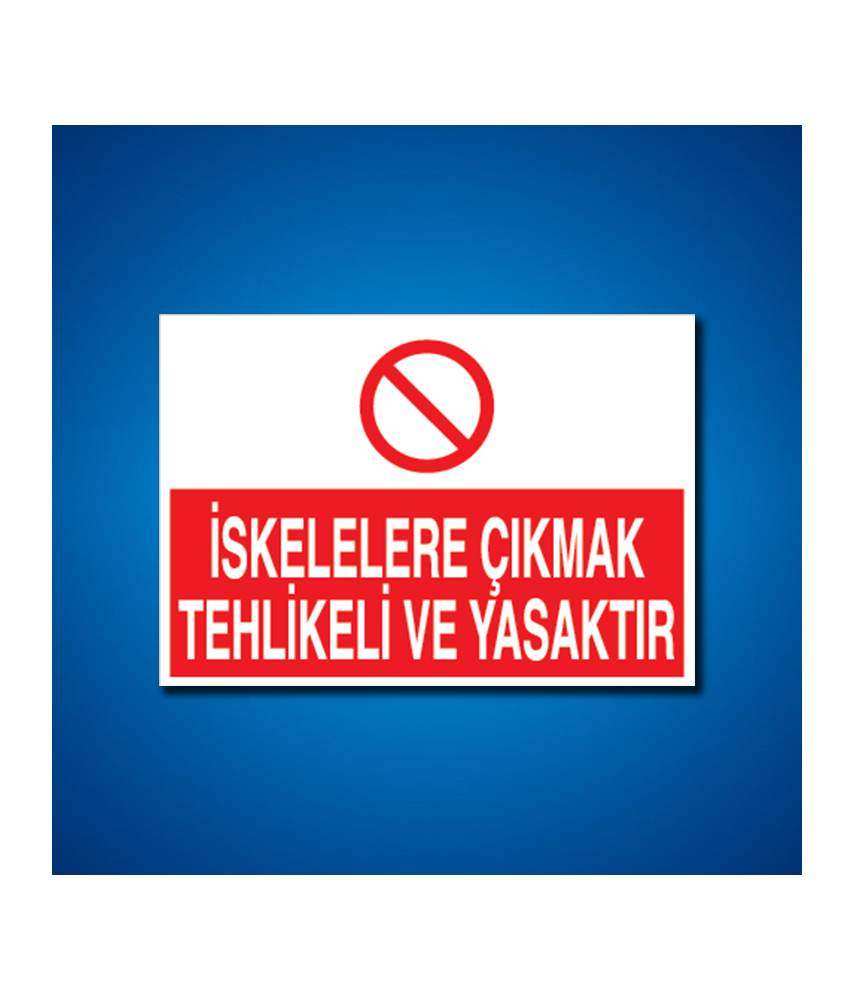 İskele İş Güvenliği Etiketleri