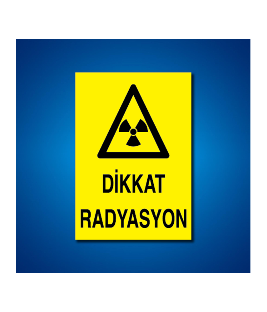 Radyason Lazer Işın İş Güvenliği Etiketleri