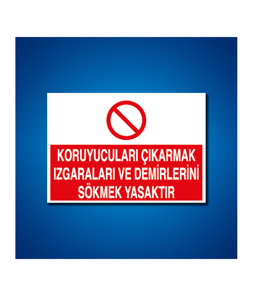 Yasaklama İş Güvenliği Etiketleri