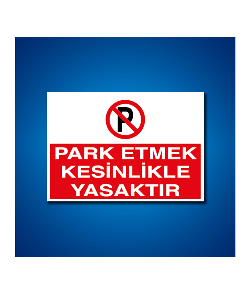 Park İş Güvenliği Etiketleri