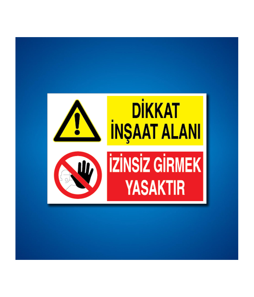 İnşaat İş Güvenliği Etiketleri