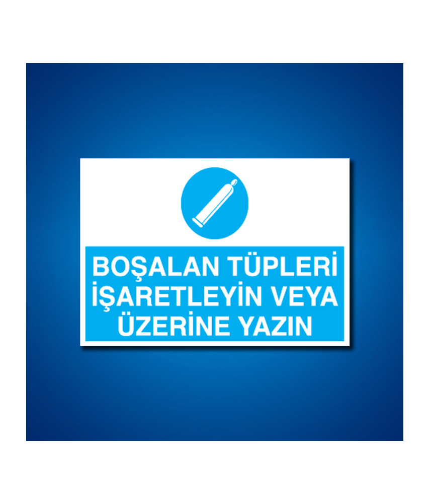 Tüpler İş Güvenliği Etiketi