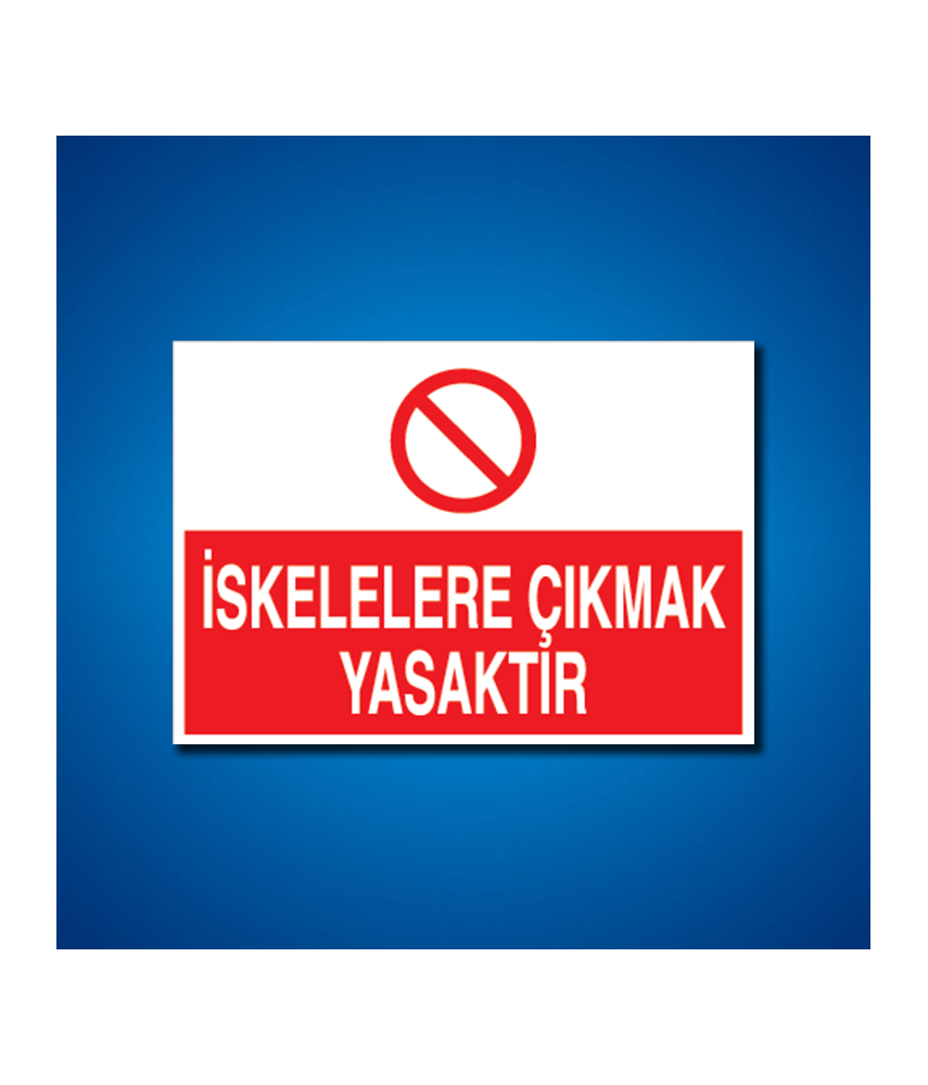 İskele İş Güvenliği Etiketleri