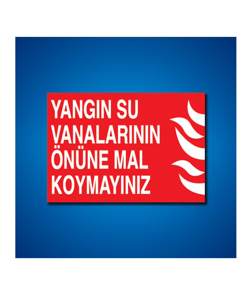Yangınla Mücadele İş Güvenliği Etiketleri