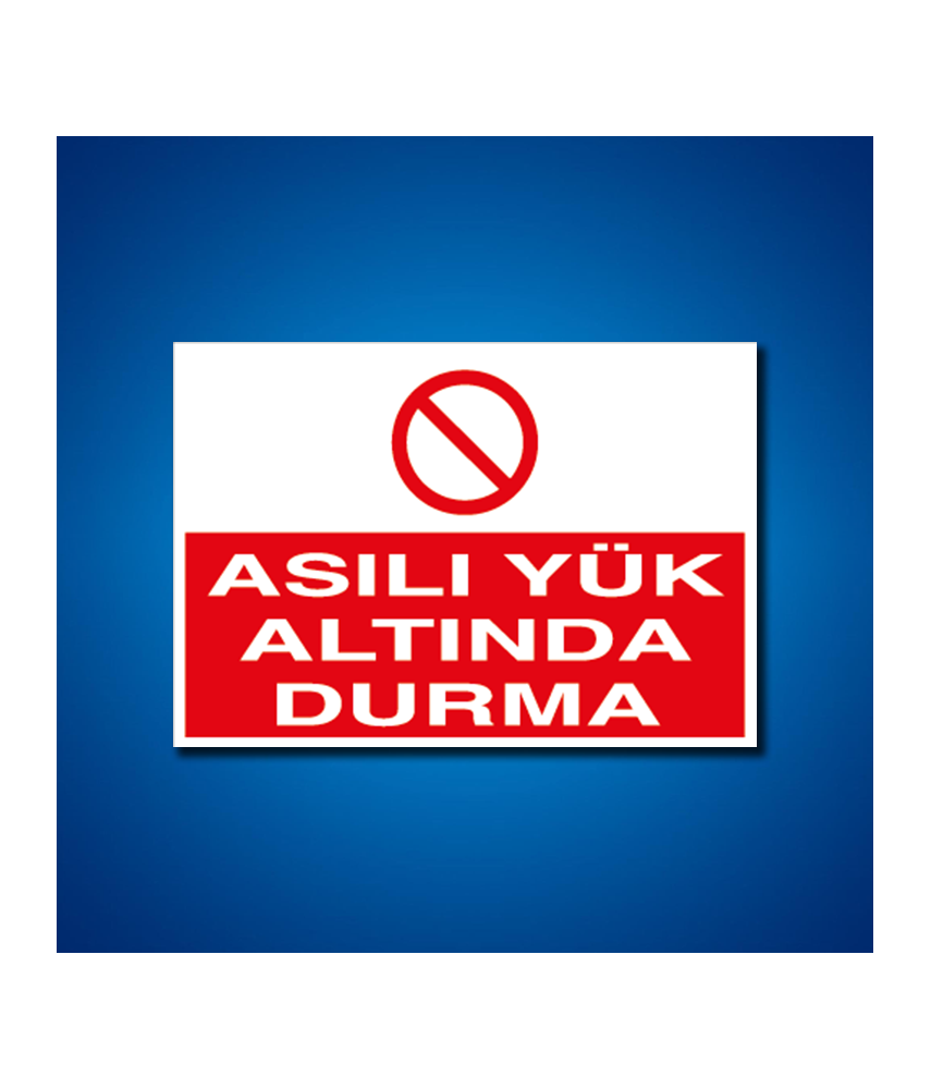 Yük İş Güvenliği Etiketleri