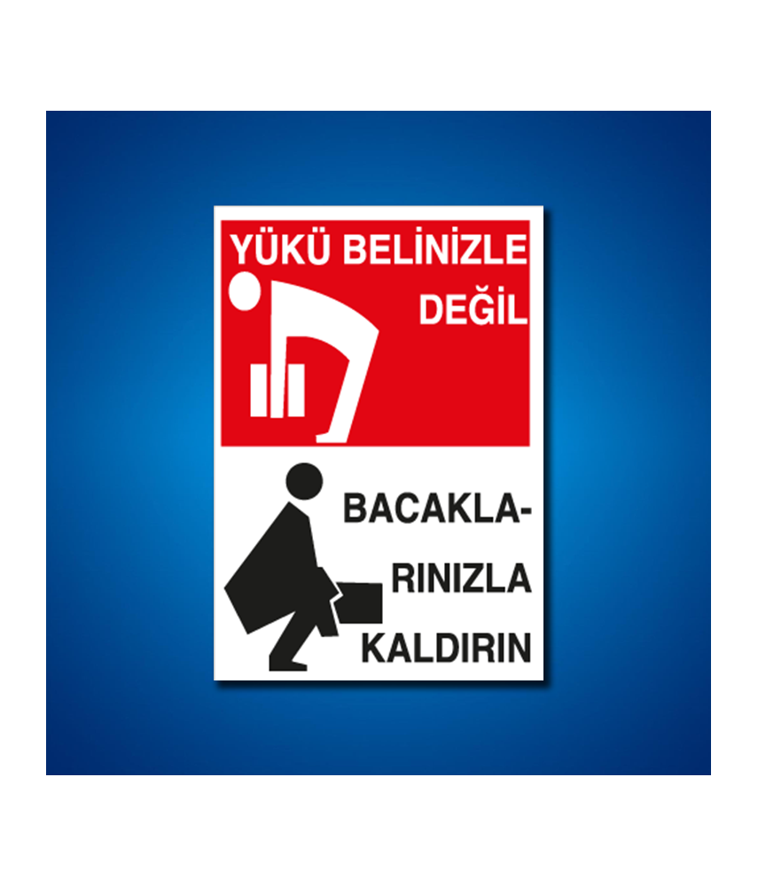 Yük İş Güvenliği Etiketleri