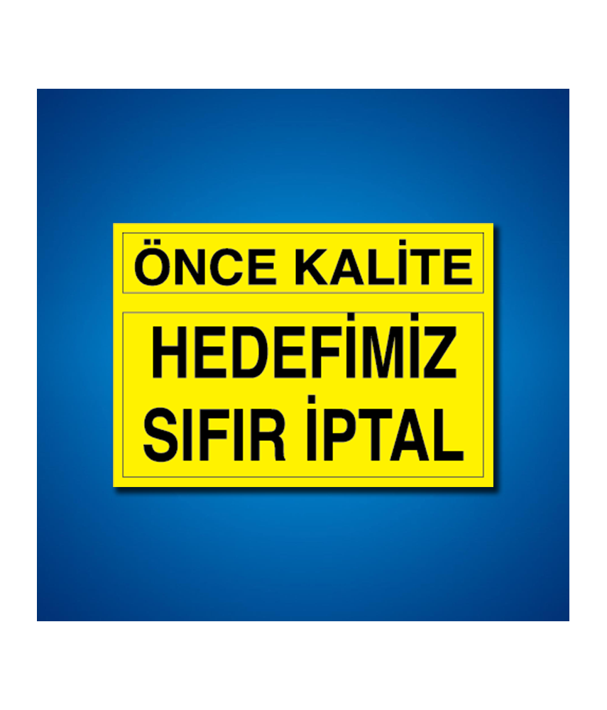 Kalite İş Güvenliği Etiketleri