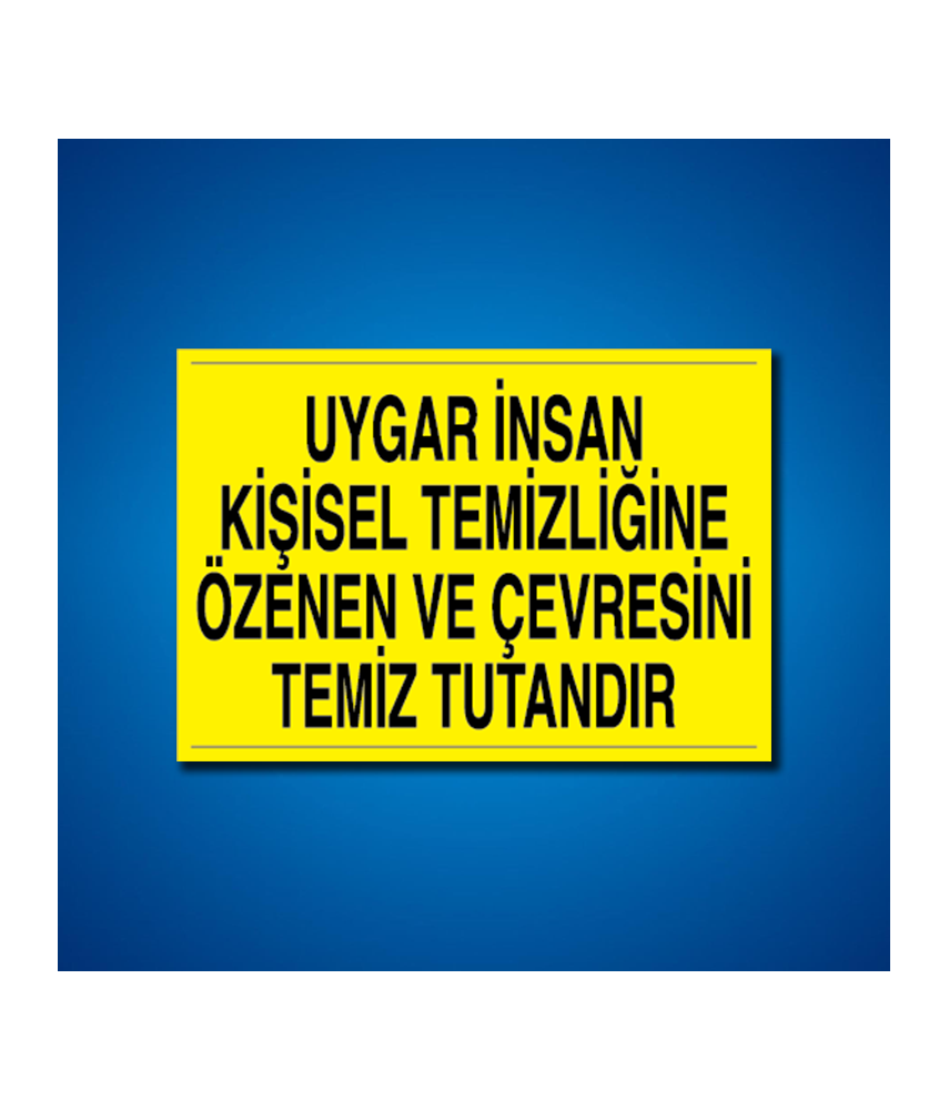 Temizlik-Düzen İş Güvenliği Etiketleri