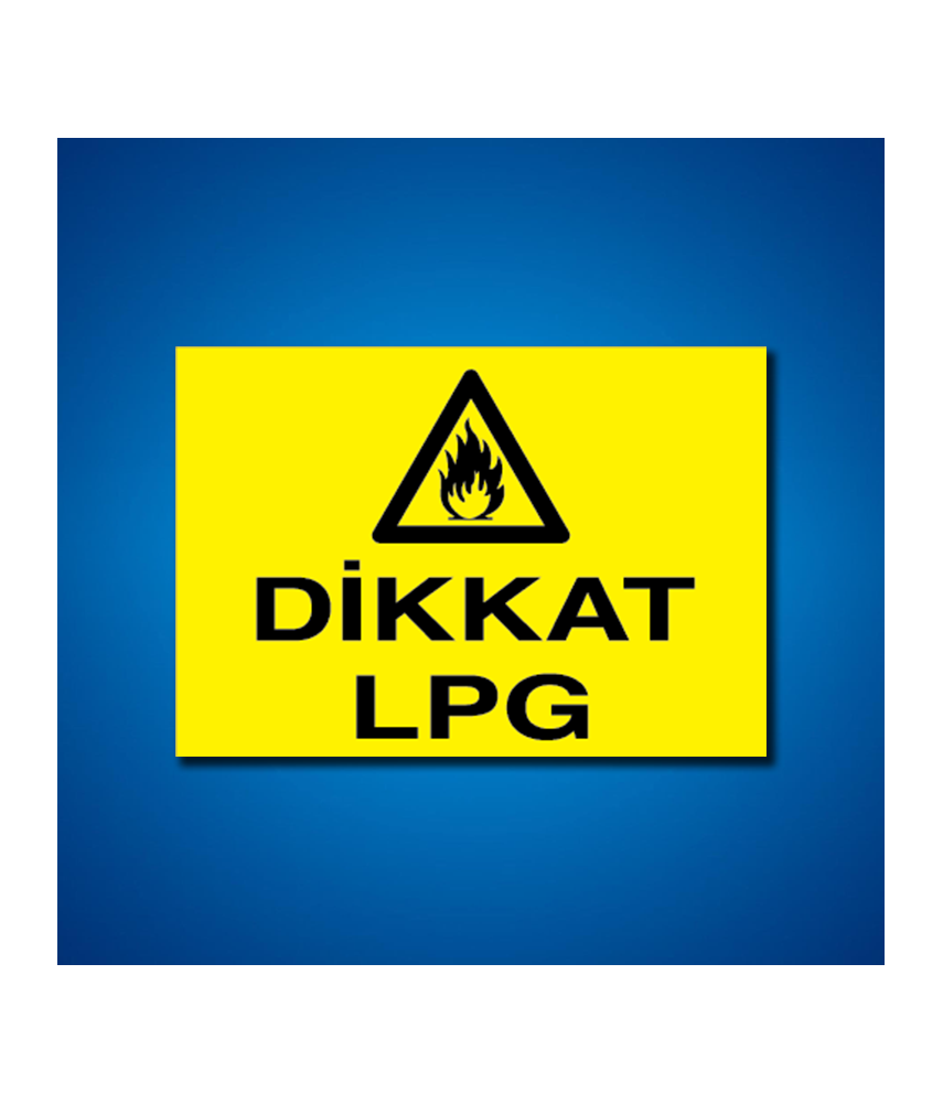 Doğal Gaz İş Güvenliği Etiketleri