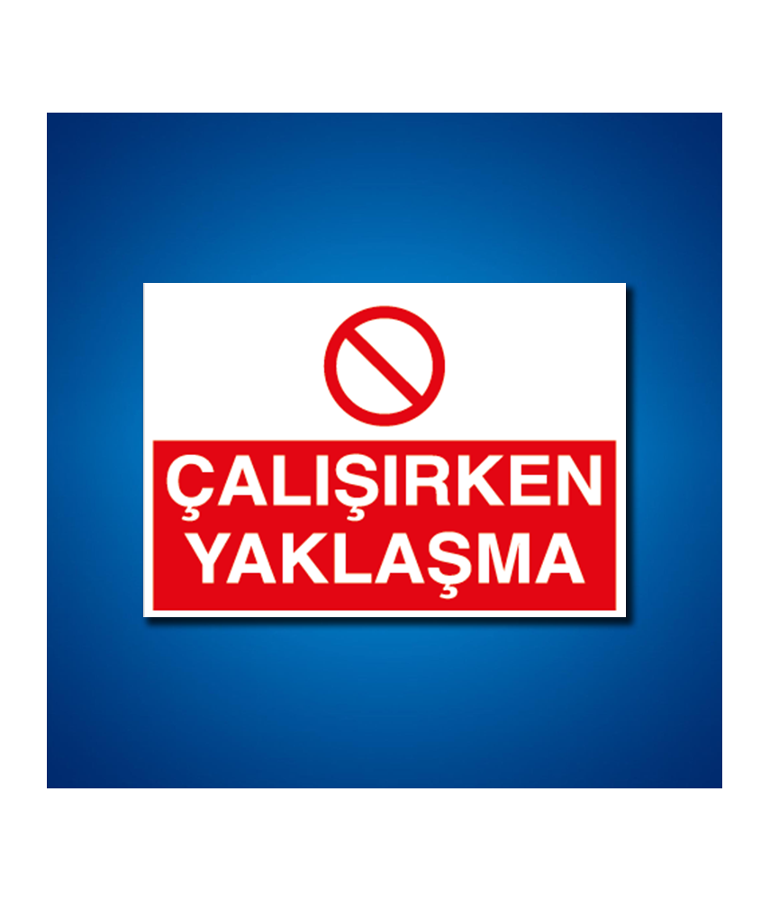 Makine İş Güvenliği Etiketleri