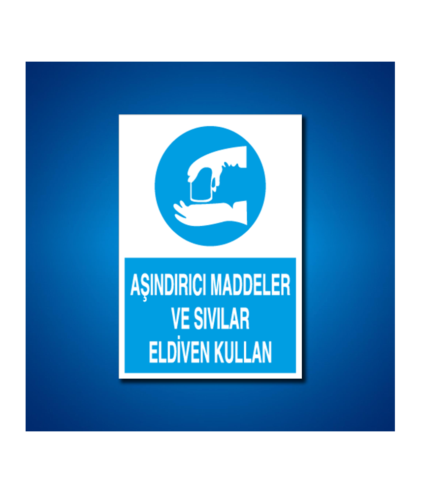 El Koruma İş Güvenliği Etiketleri