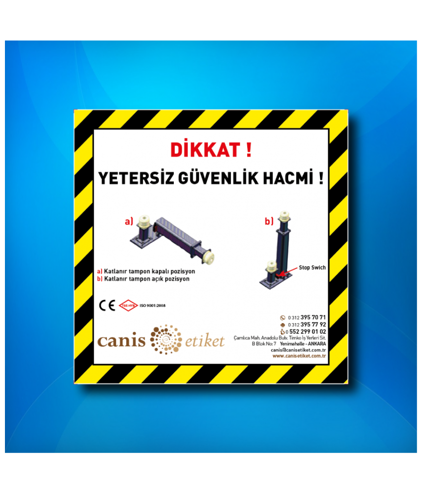 Asansör Risk Analizi Etiketi