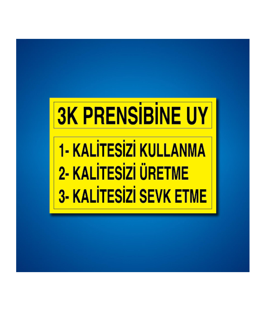 Kalite İş Güvenliği Etiketleri