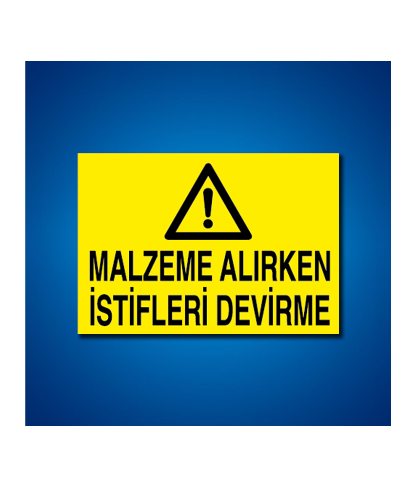 İstif-Raf-Depo İş Güvenliği Etiketleri