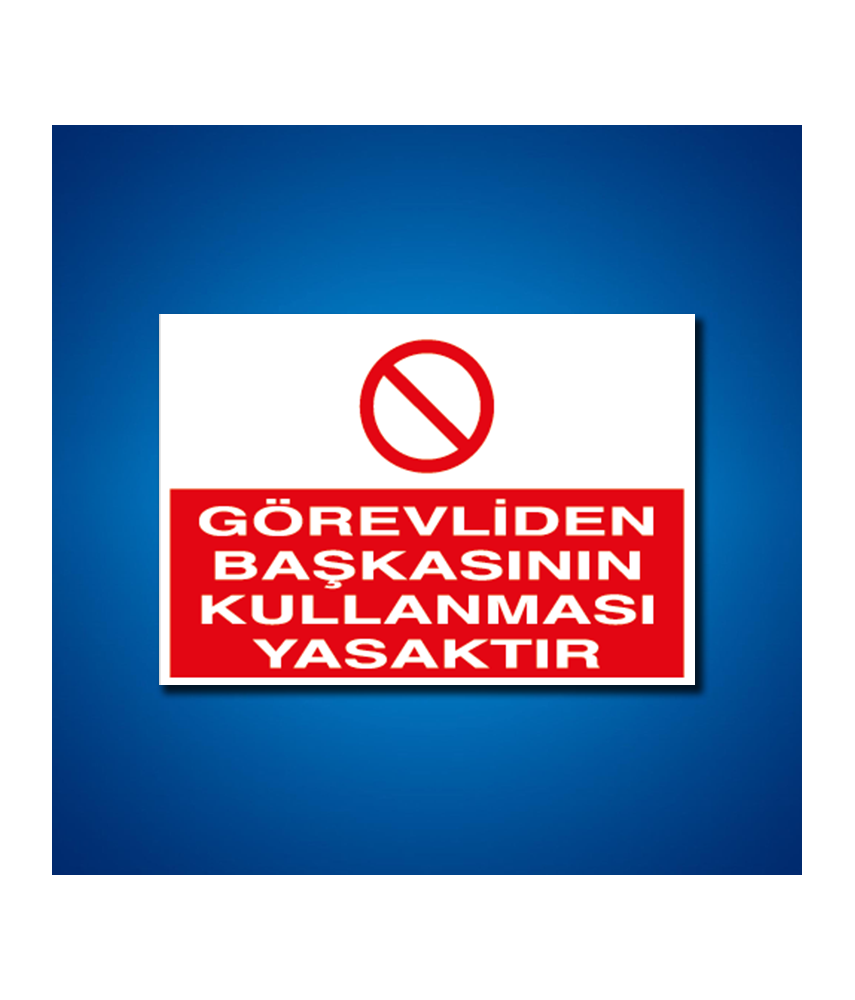 Makine İş Güvenliği Etiketleri