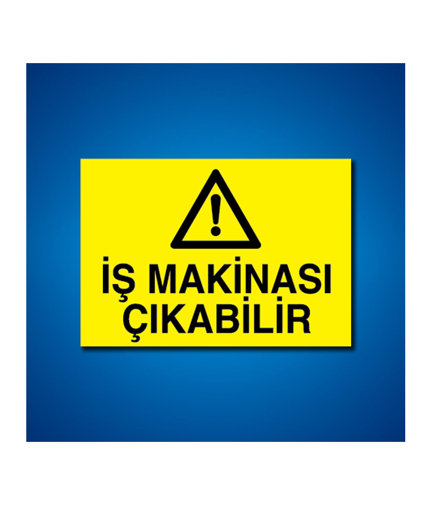 İş Makinesi İş Güvenliği Etiketleri