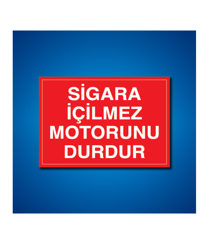 Sigara İş Güvenliği Etiketleri