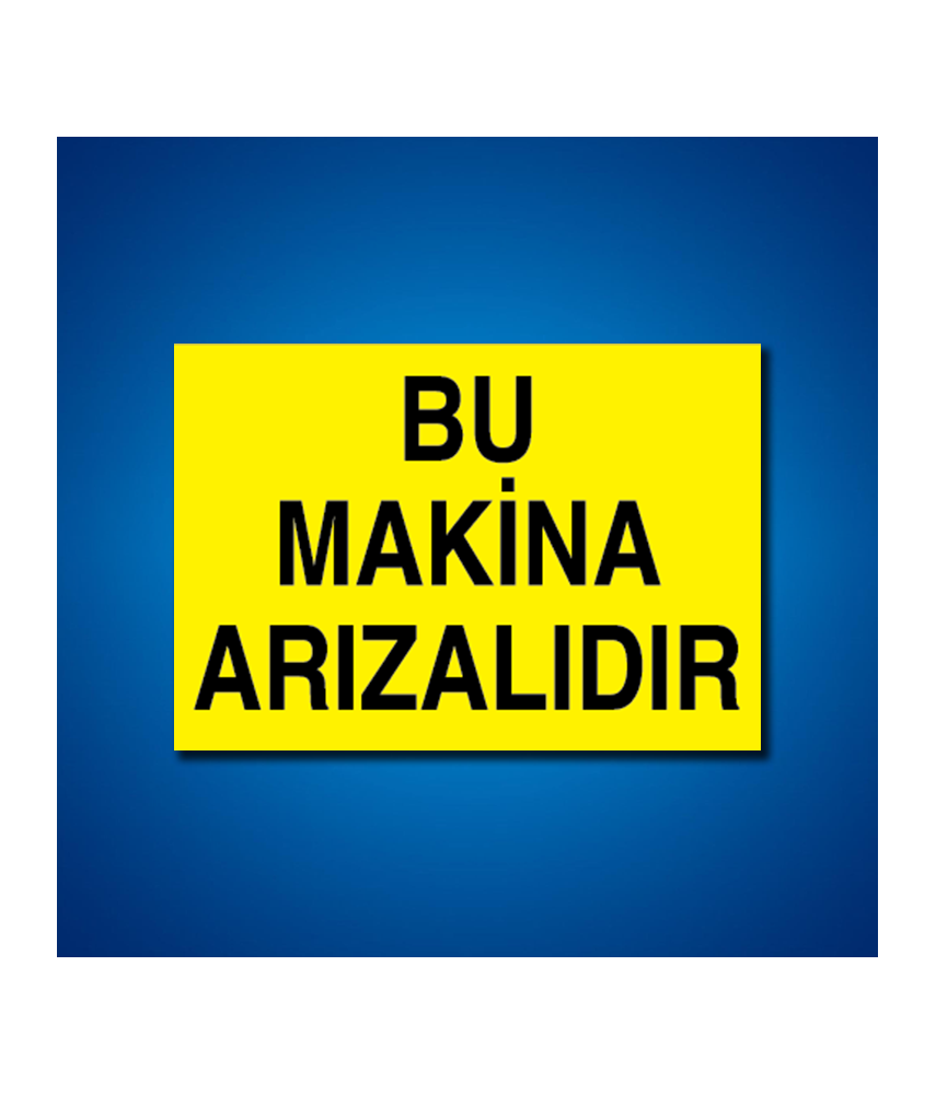 Bakım Arıza Ayar Ve Yağlama Etiketleri