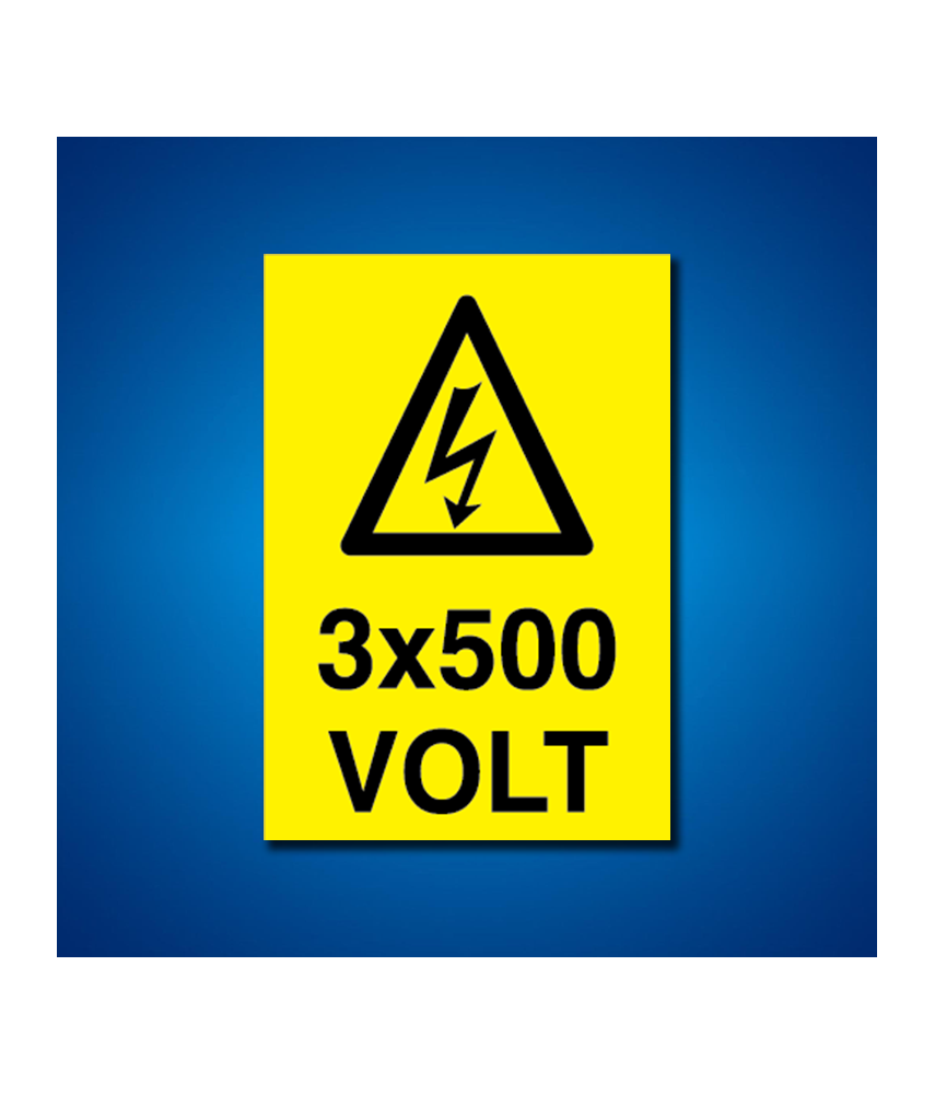 Voltaj İş Güvenliği Etiketleri