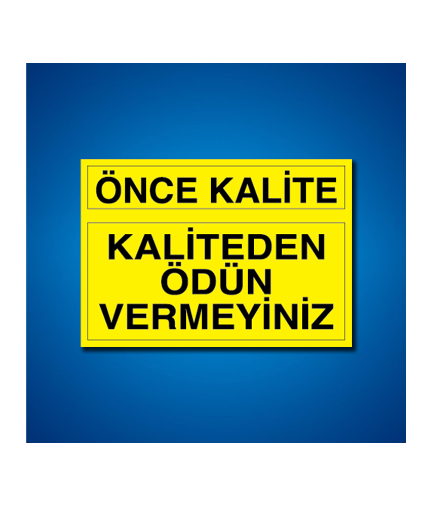 Kalite İş Güvenliği Etiketleri