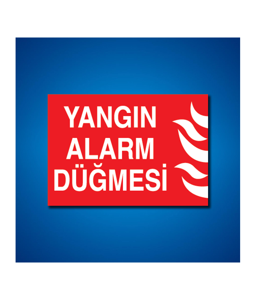 Yangınla Mücadele İş Güvenliği Etiketleri