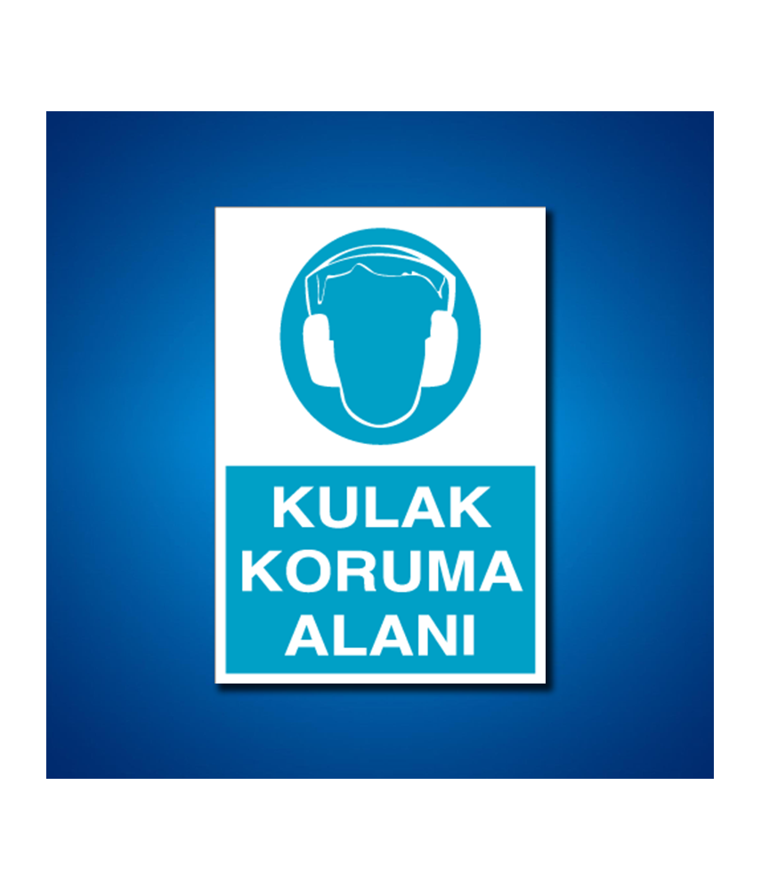 Kulak Koruma İş Güvenliği Etiketleri