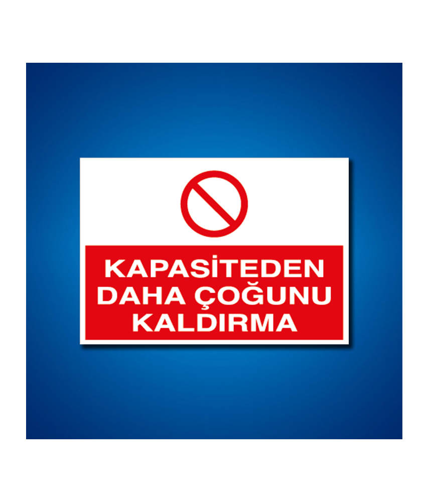 Vinç İş Güvenliği Etiketleri