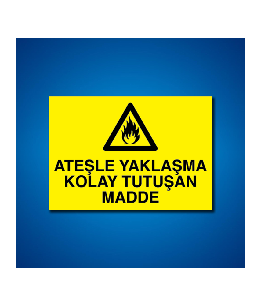 Yanıcı-parlayıcı İş Güveniği Etiketleri