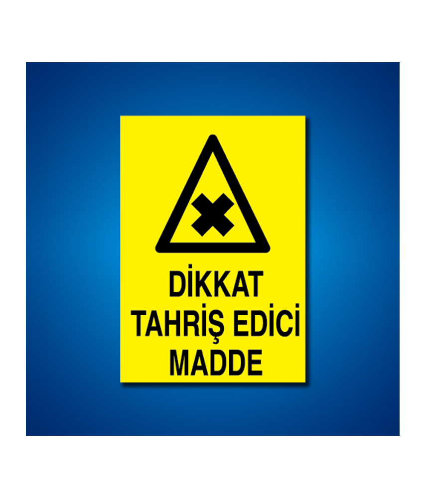 Tehlileli Madde-Ortam İş Güvenliği Etiketleri