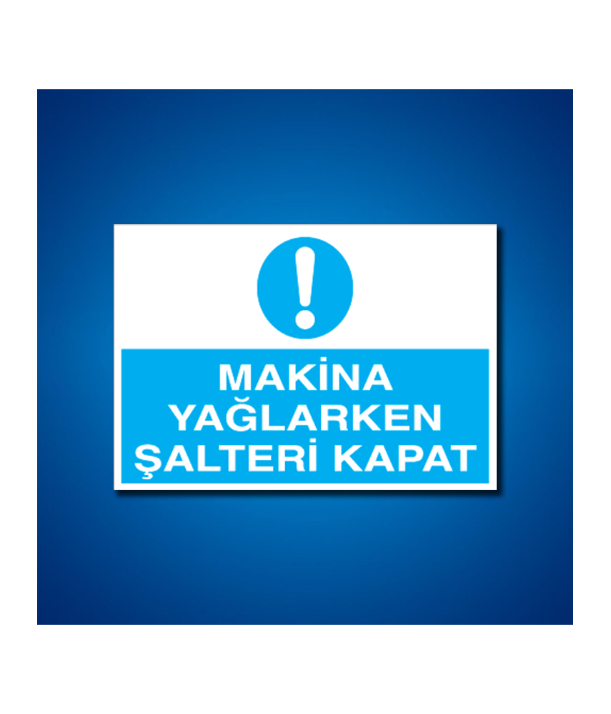 Şalter İş Güvenliği Etiketleri