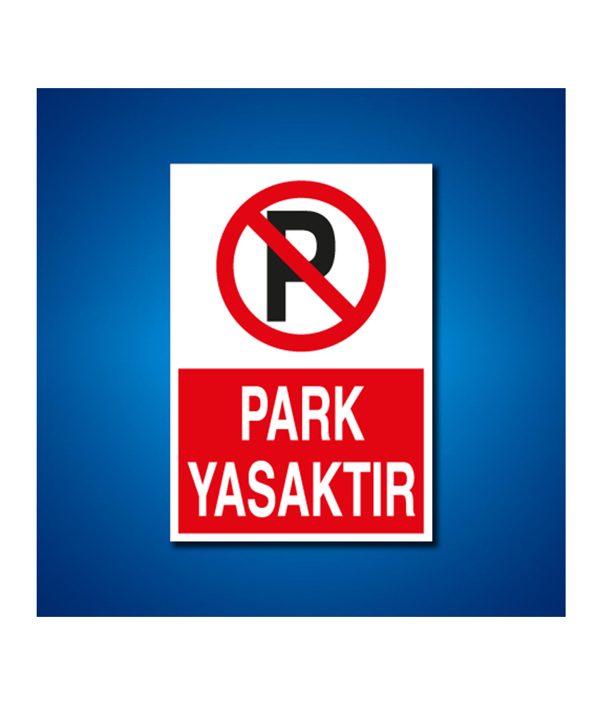 Park İş Güvenliği Etiketleri