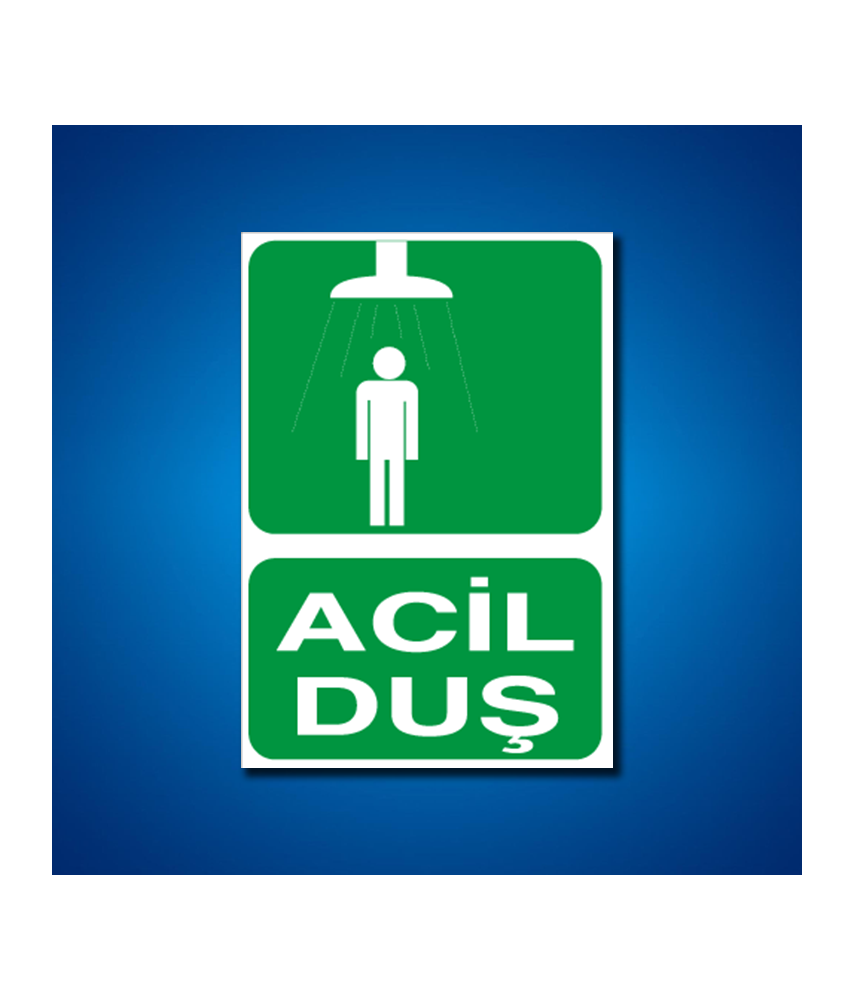 Duş İş Güvenliği Etiketleri