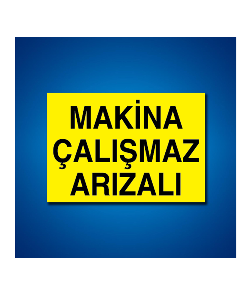Bakım Arıza Ayar Ve Yağlama Etiketleri