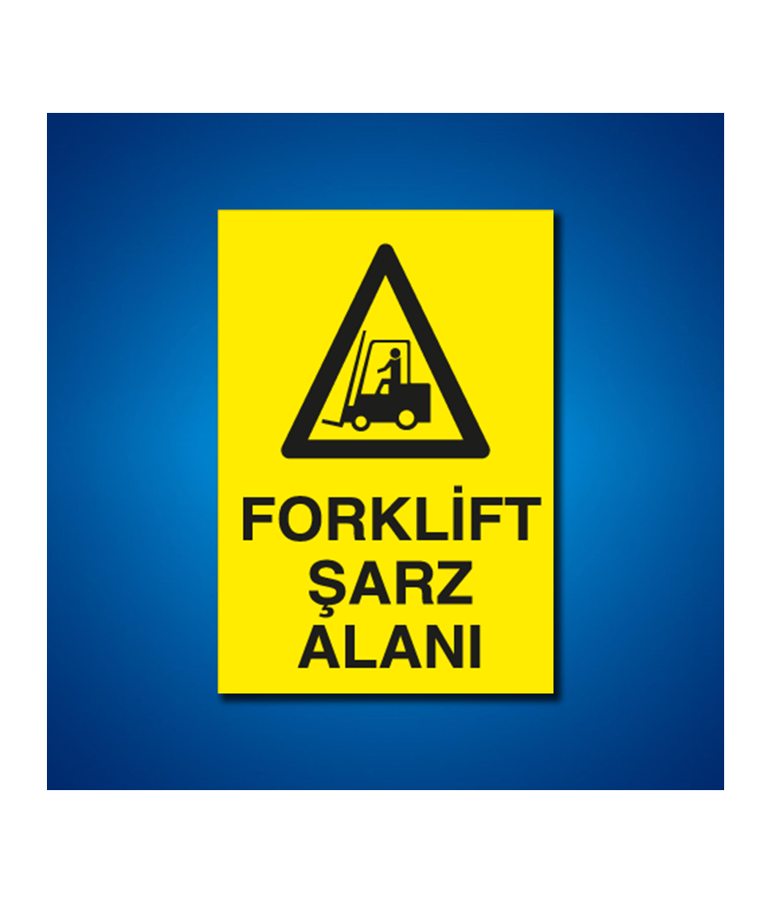 Forklift İş Güvenliği Etiketleri