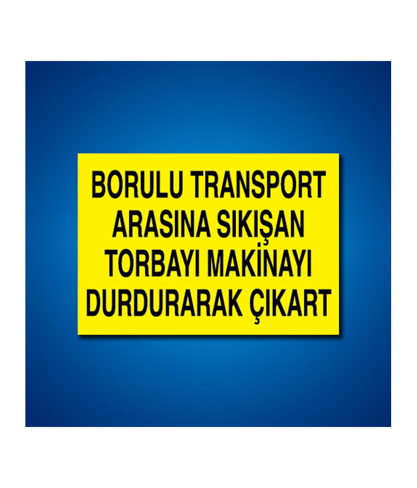 Konveyör-Bant-Konkasör İş Güvenliği Etiketleri