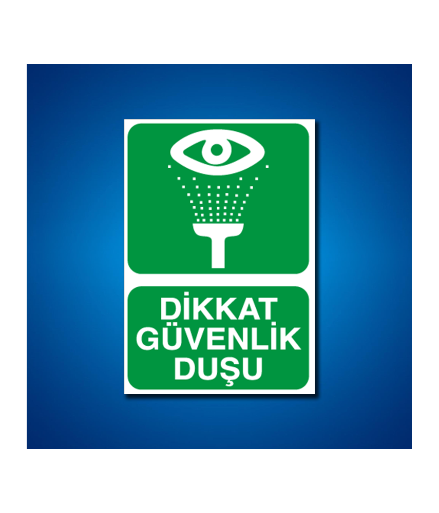 Duş İş Güvenliği Etiketleri