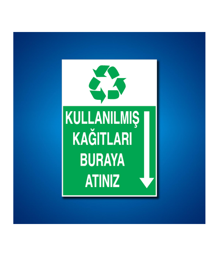 Atıklar İş Güvenliği Etiketleri