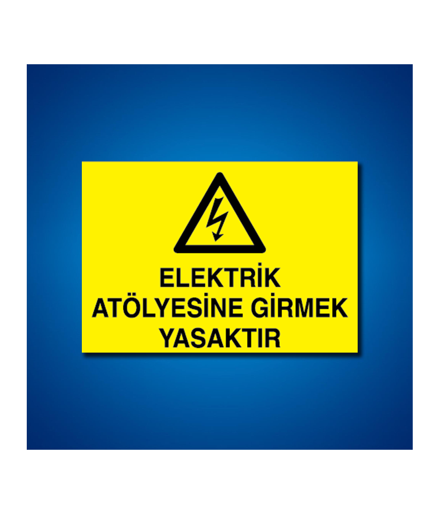 Elektrik İş Güvenliği Etiketleri