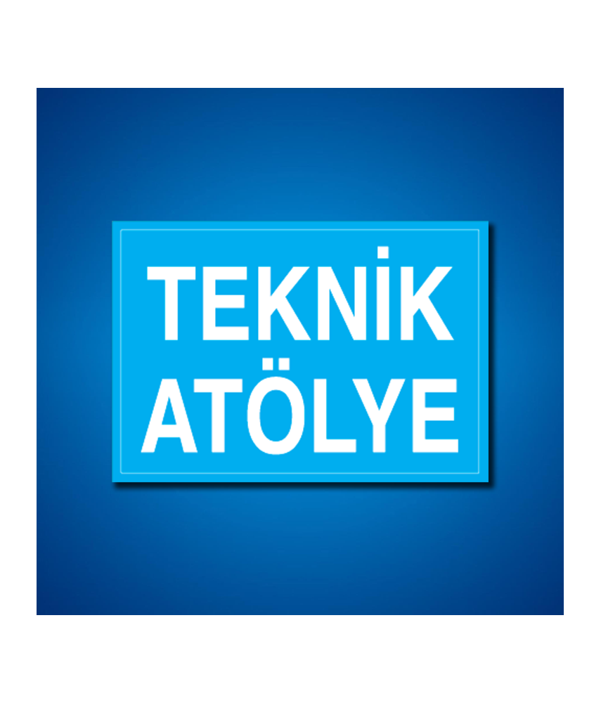 Atölye İş Güvenliği Etiketleri