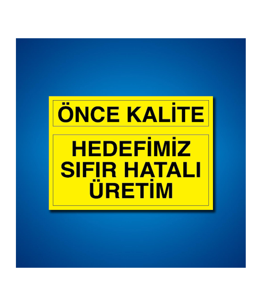 Kalite İş Güvenliği Etiketleri