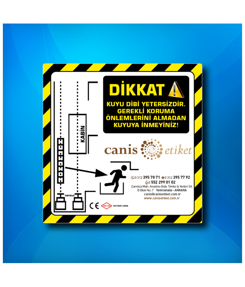 Asansör Risk Analizi Etiketi