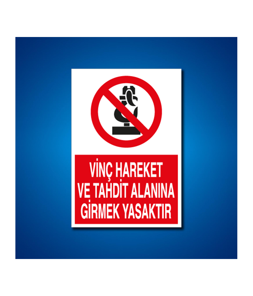 Vinç İş Güvenliği Etiketleri