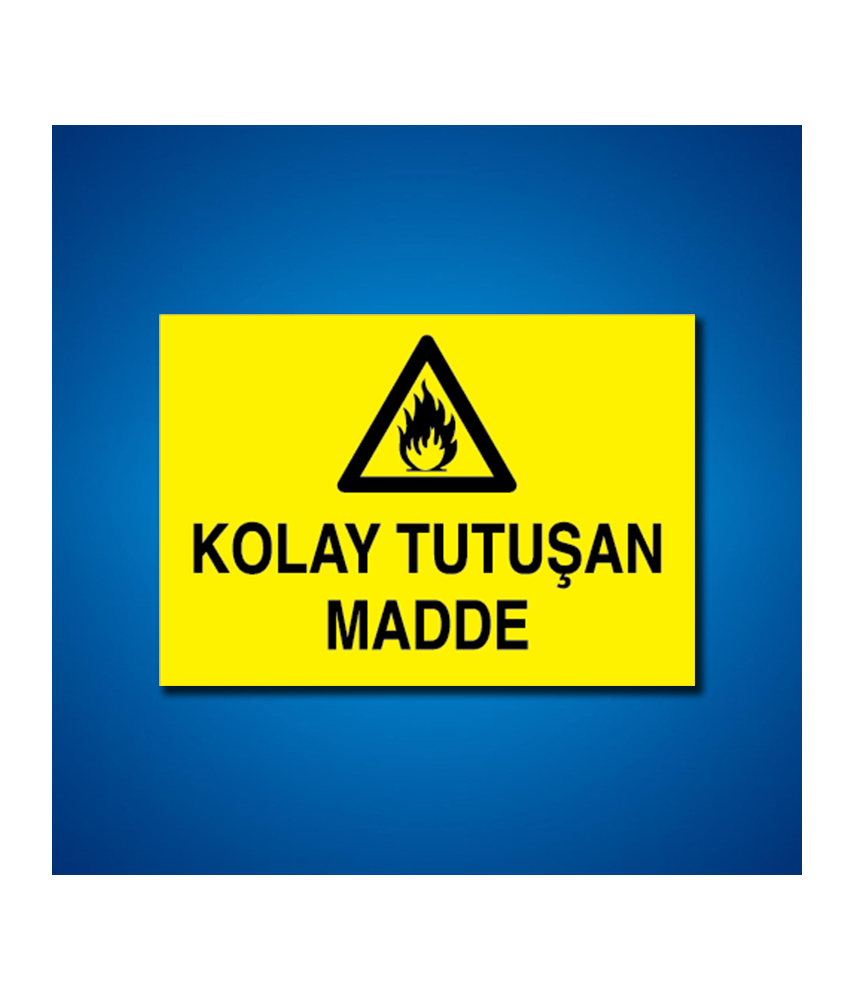Yanıcı-parlayıcı İş Güveniği Etiketleri