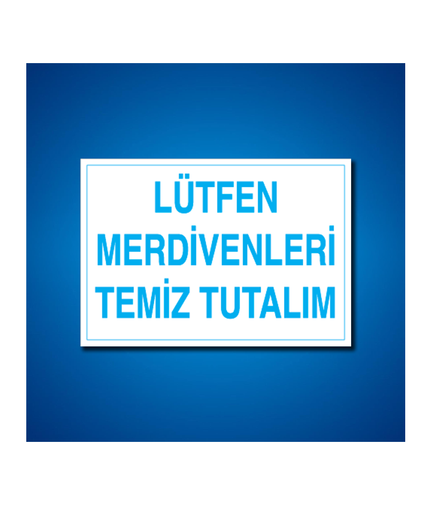 Temizlik-Düzen İş Güvenliği Etiketleri