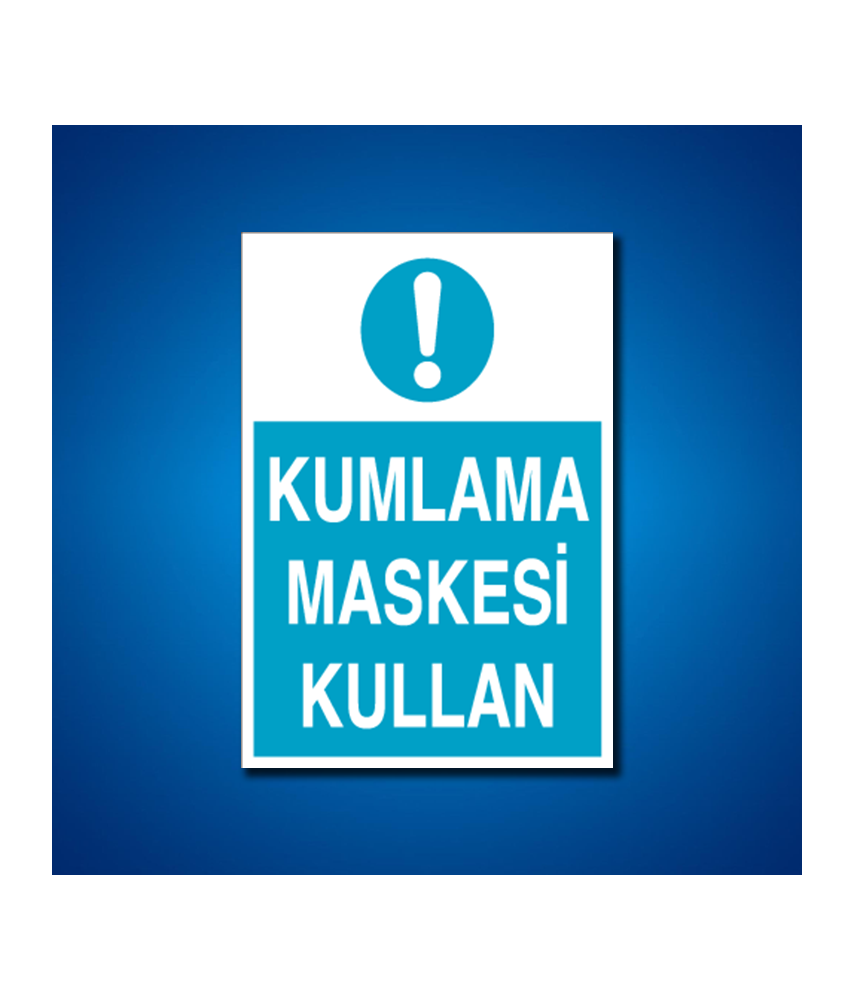 Yüz Koruma İş Güvenliği Etiketleri